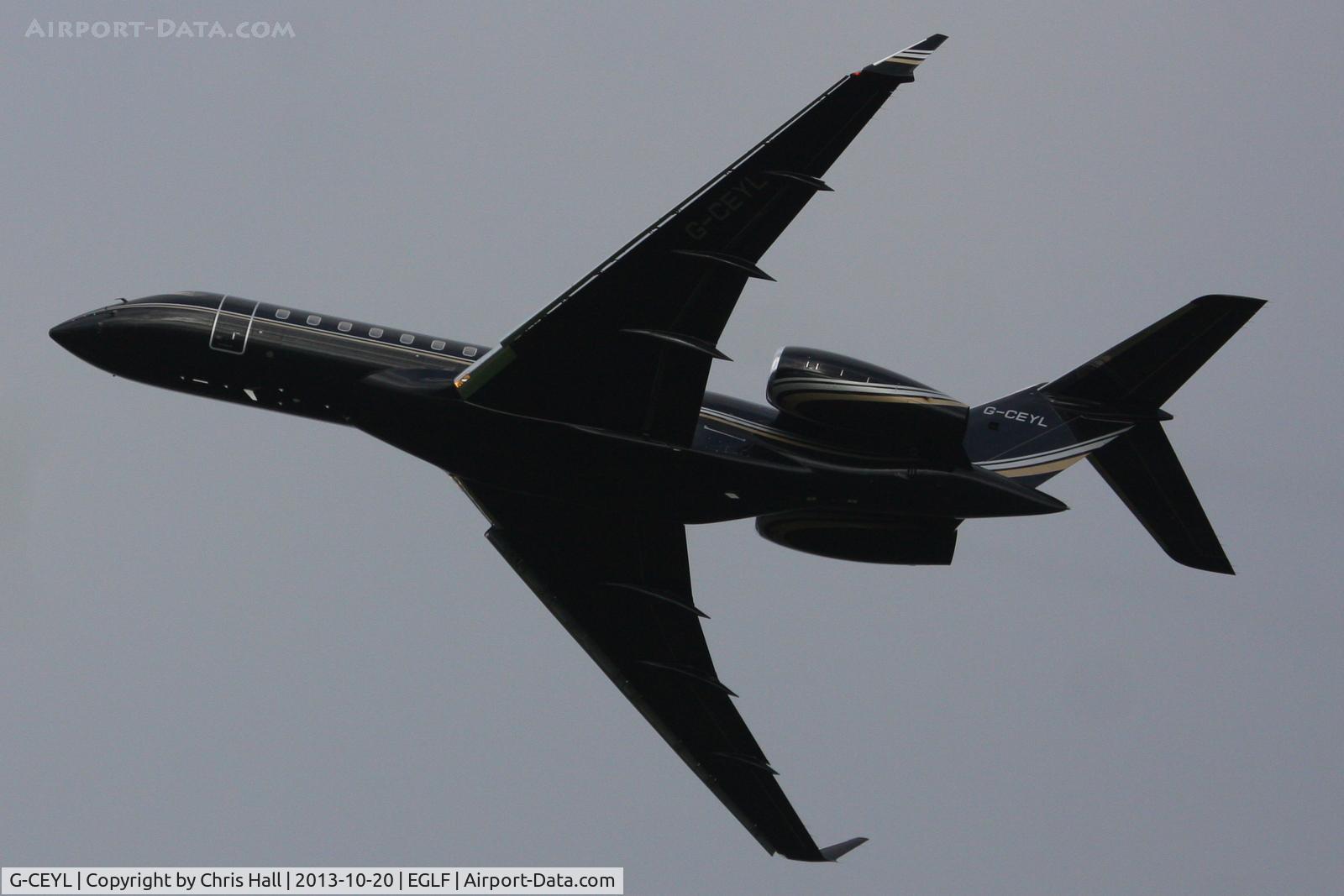 G-CEYL, 2006 Bombardier BD-700-1A10 Global Express C/N 9196, Aravco Ltd