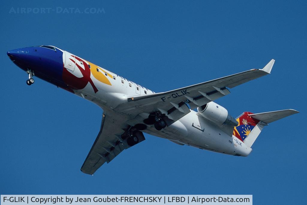 F-GLIK, 1995 Canadair CRJ-100ER (CL-600-2B19) C/N 7084, Air Littoral landing 23