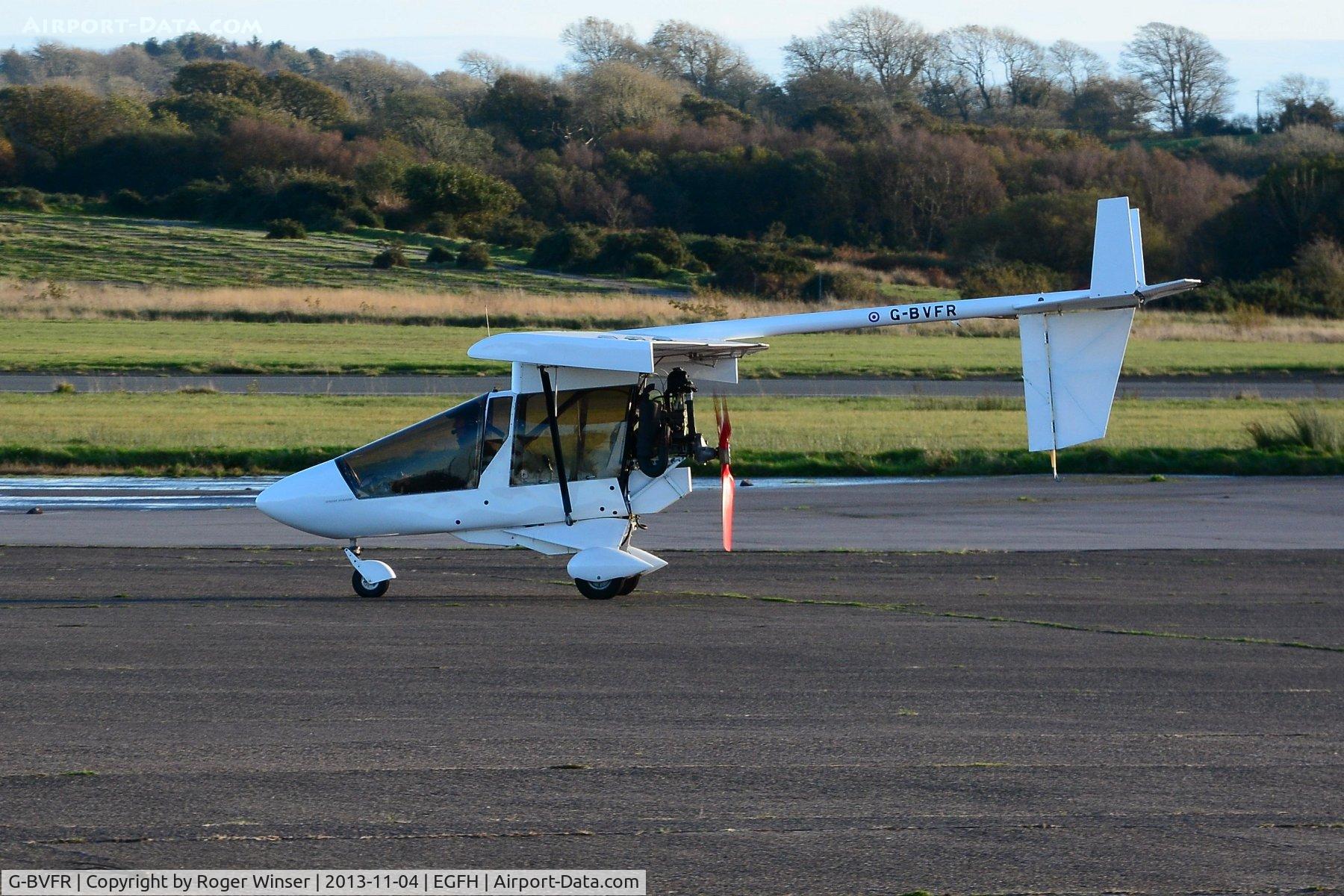 G-BVFR, 1993 CFM Streak Shadow C/N PFA 206-12567, Resident Streak Shadow returning from a local flight.