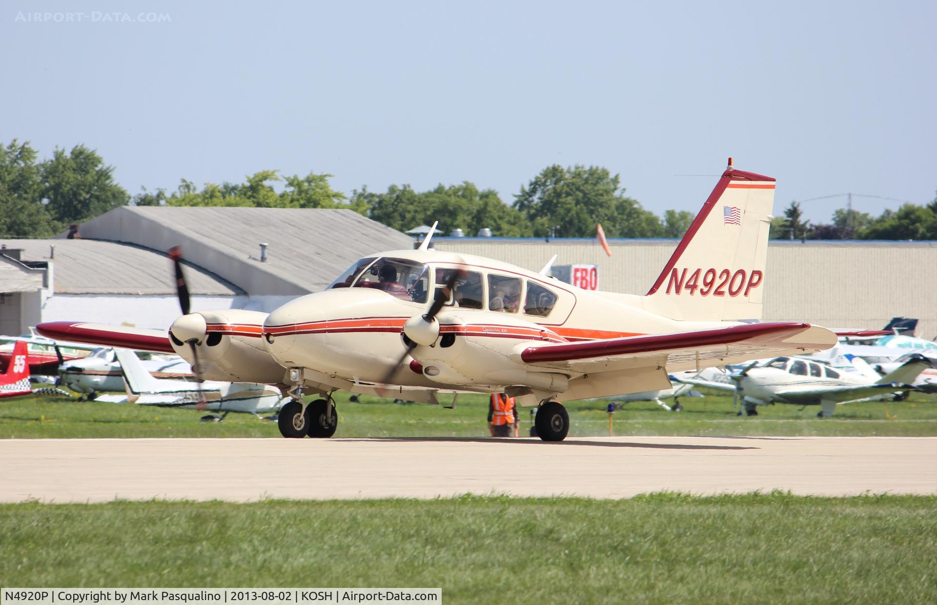 N4920P, 1962 Piper PA-23-235 Apache C/N 27-510, Piper PA-23-235