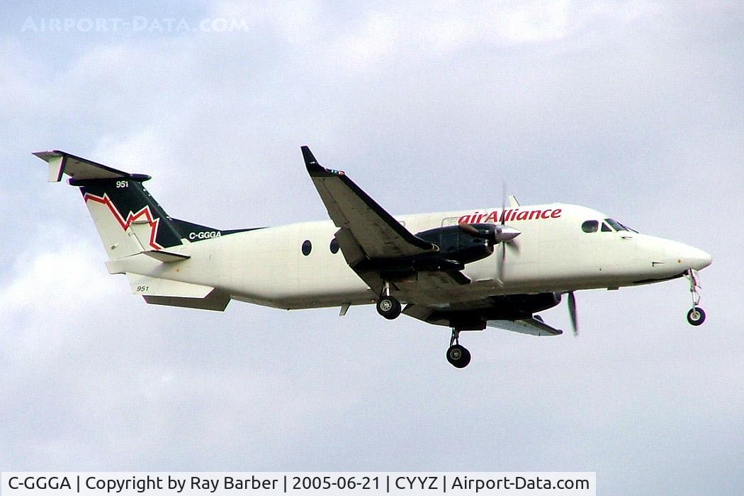 C-GGGA, 1997 Beech 1900D C/N UE-291, Beech 1900D [UE-291] (Air Alliance/Air Georgian) Toronto~C 21/06/2005