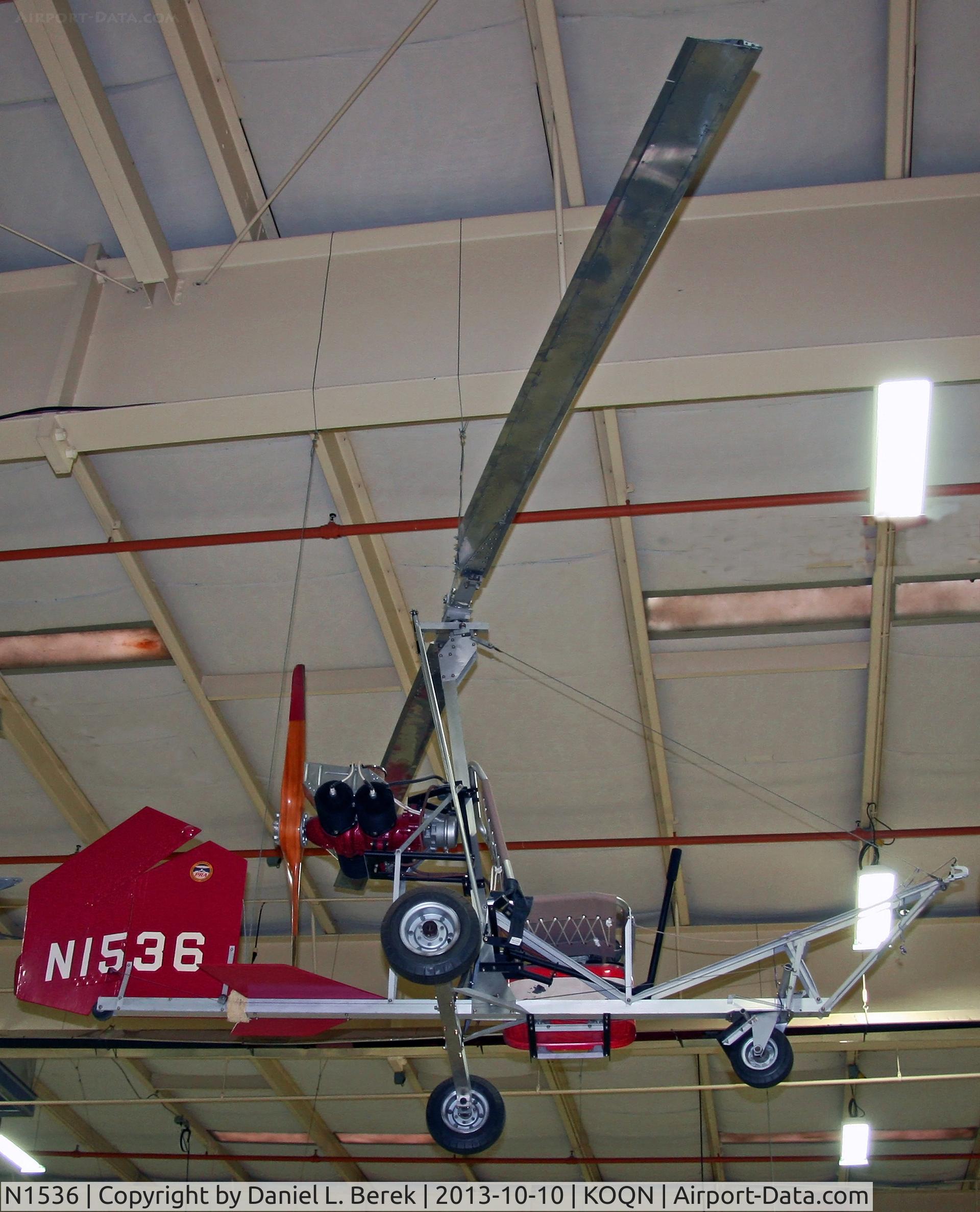 N1536, Bensen B-8M Gyrocopter C/N CT-1, On display at the American Helicopter Museum