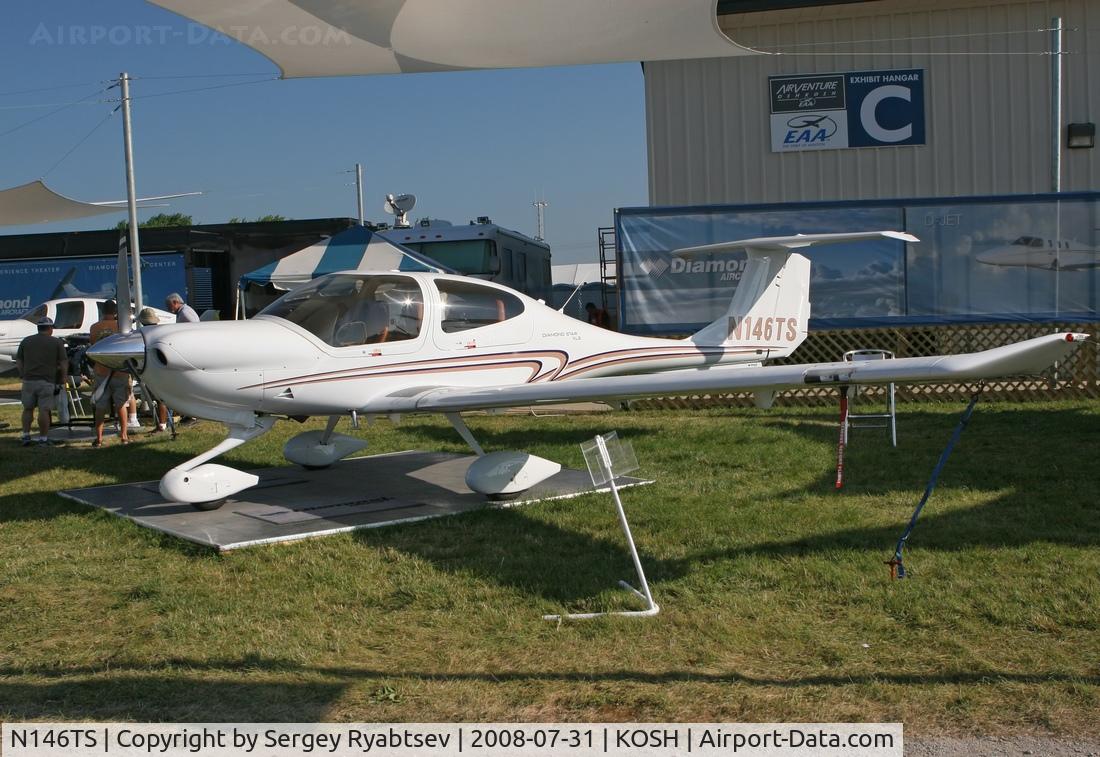 N146TS, 2008 Diamond DA-40 Diamond Star C/N 40.970, Oshkosh