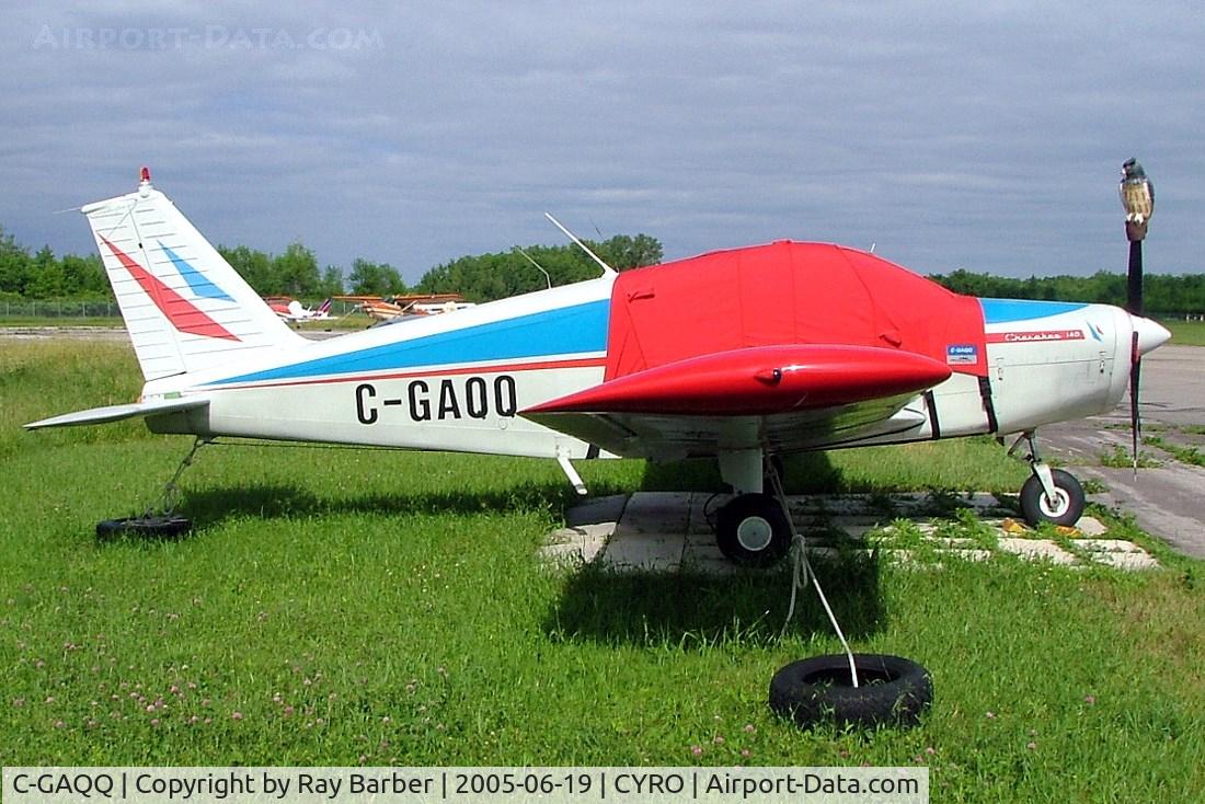 C-GAQQ, 1964 Piper PA-28-140 C/N 28-20356, Piper PA-28-140 Cherokee [28-20356] Rockcliffe~C 19/06/2005