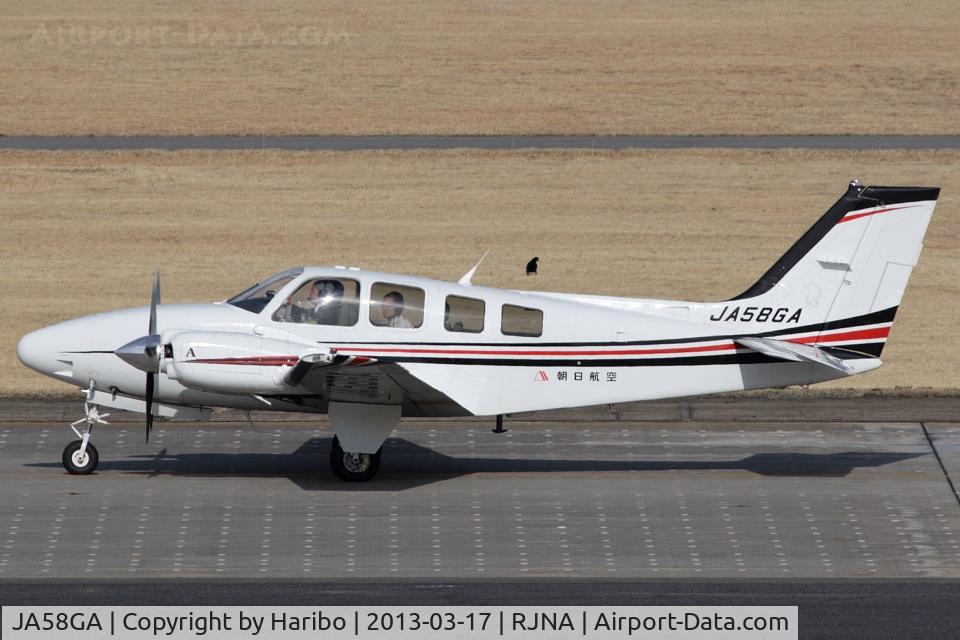 JA58GA, 2008 Hawker Beechcraft G58 C/N TH-2240, Baron
