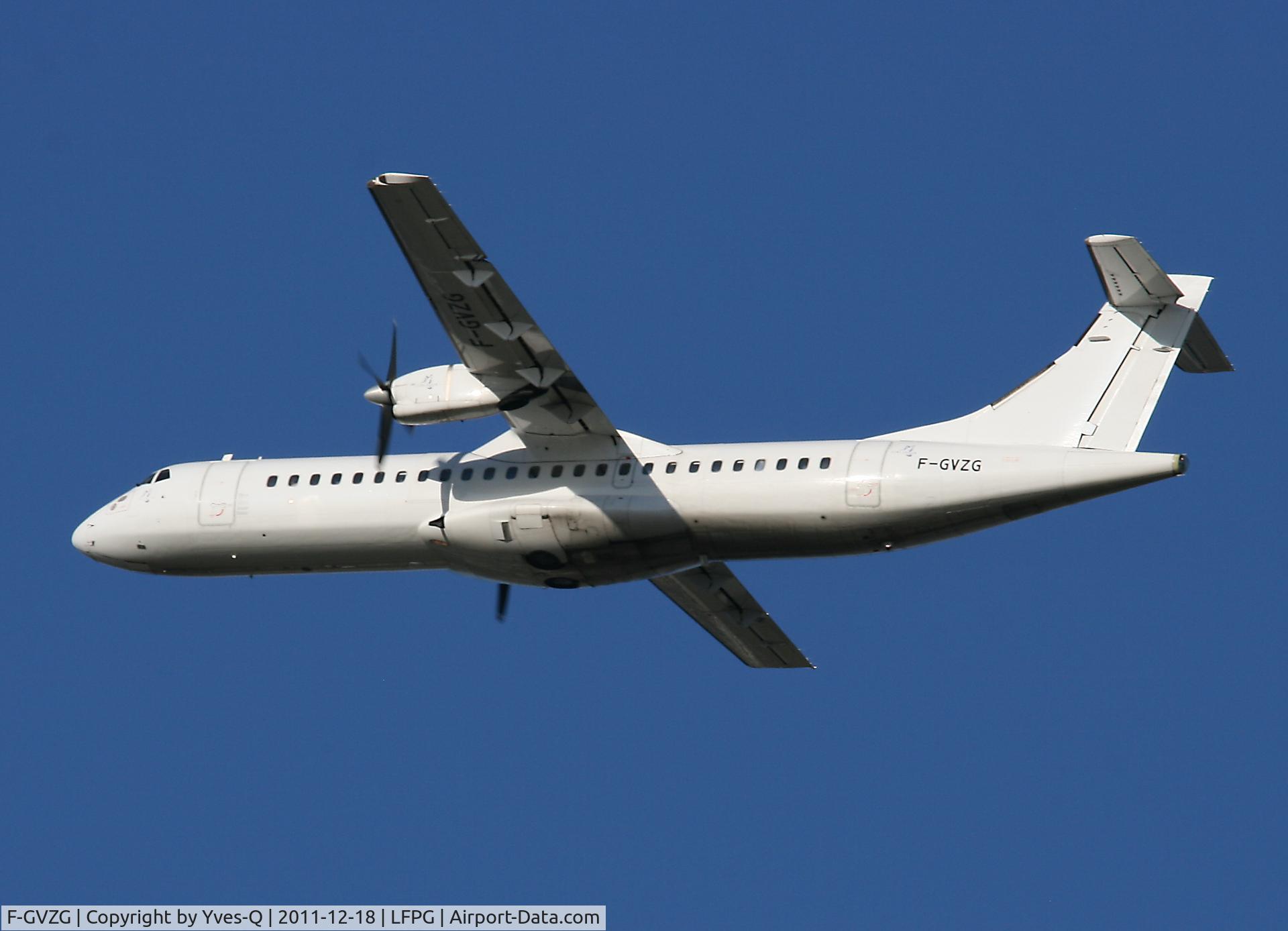F-GVZG, 1989 ATR 72-201 C/N 145, ATR 72-201, Airliners, Roissy Charles De Gaulle (LFPG - CDG)