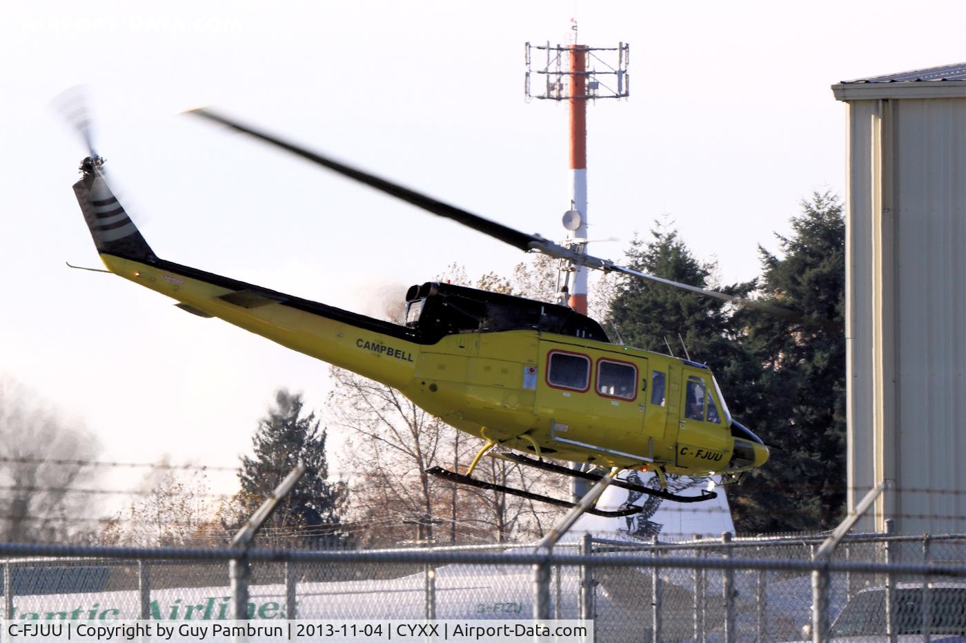 C-FJUU, 1976 Bell 212 C/N 30795, Departing