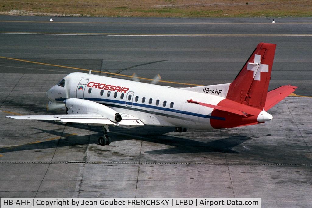 HB-AHF, 1985 Saab-Fairchild SF340 C/N 340A-026, CROSSAIR from and to Geneva