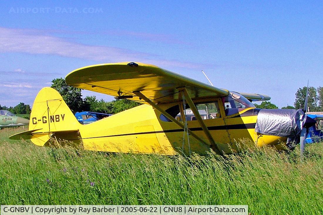 C-GNBV, 1953 Piper PA-22-135 Tri-Pacer C/N 22-1777, C-GNBV   Piper PA-22-135 Tri-Pacer [22-1777] Markham~C 22/06/2005. Would appear this has not moved for some time.