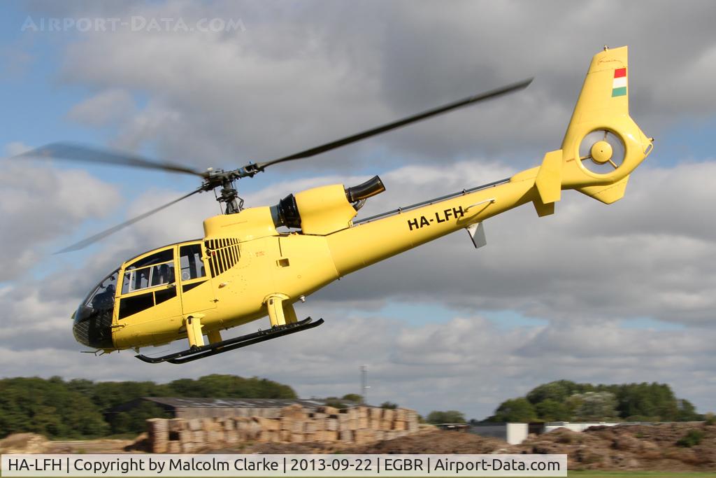 HA-LFH, 1979 Aerospatiale SA-342J Gazelle C/N 1775, Aerospatiale SA-342J Gazelle at The Real Aeroplane Company's Helicopter Fly-In, Breighton Airfield, September 2013.