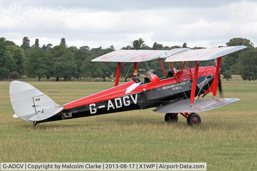 G-ADGV, 1935 De Havilland DH-82A Tiger Moth II C/N 3340, De Havilland DH-82A Tiger Moth II at The De Havilland Moth Club's 28th International Moth Rally at Woburn Abbey. August 2013.