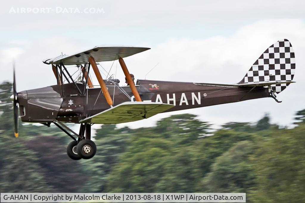 G-AHAN, 1944 De Havilland DH-82A Tiger Moth II C/N 86553, De Havilland DH-82A Tiger Moth II at The De Havilland Moth Club's 28th International Moth Rally at Woburn Abbey. August 2013.