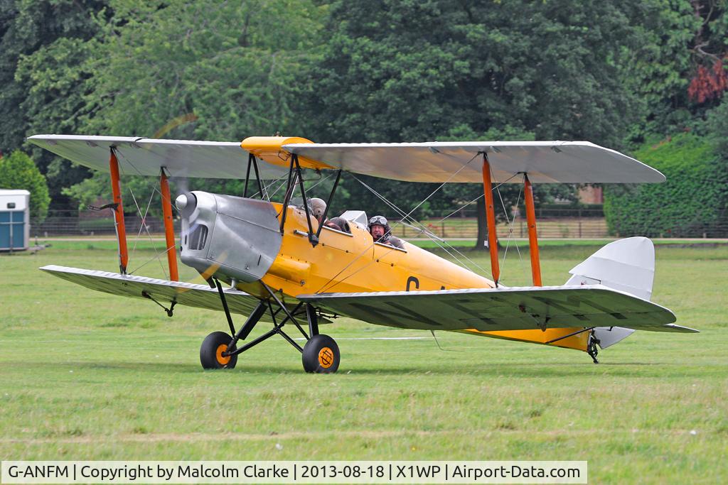 G-ANFM, 1941 De Havilland DH-82A Tiger Moth II C/N 83604, De Havilland DH-82A Tiger Moth II at The De Havilland Moth Club's 28th International Moth Rally at Woburn Abbey. August 2013.