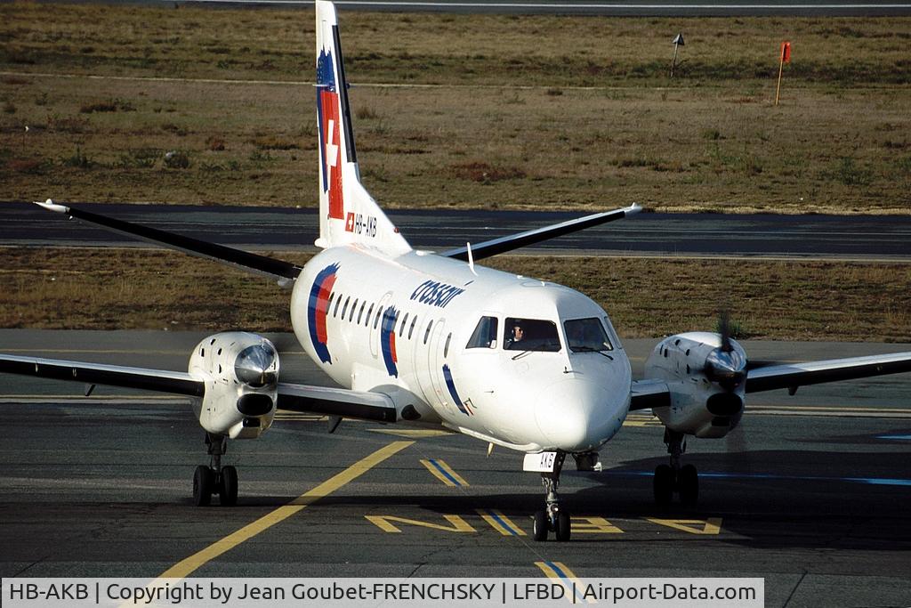 HB-AKB, 1989 Saab SF340B C/N 340B-161, CROSSAIR to taxi A8N from BSL