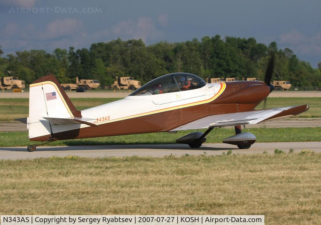 N343AS, 1992 Vans RV-4 C/N WM-2, Oshkosh