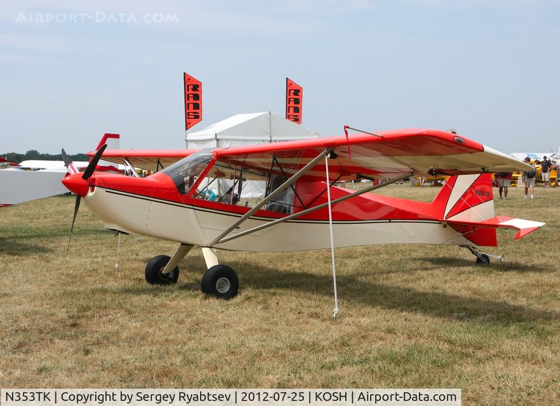 N353TK, Rans S-7S Courier C/N 0906445, Oshkosh