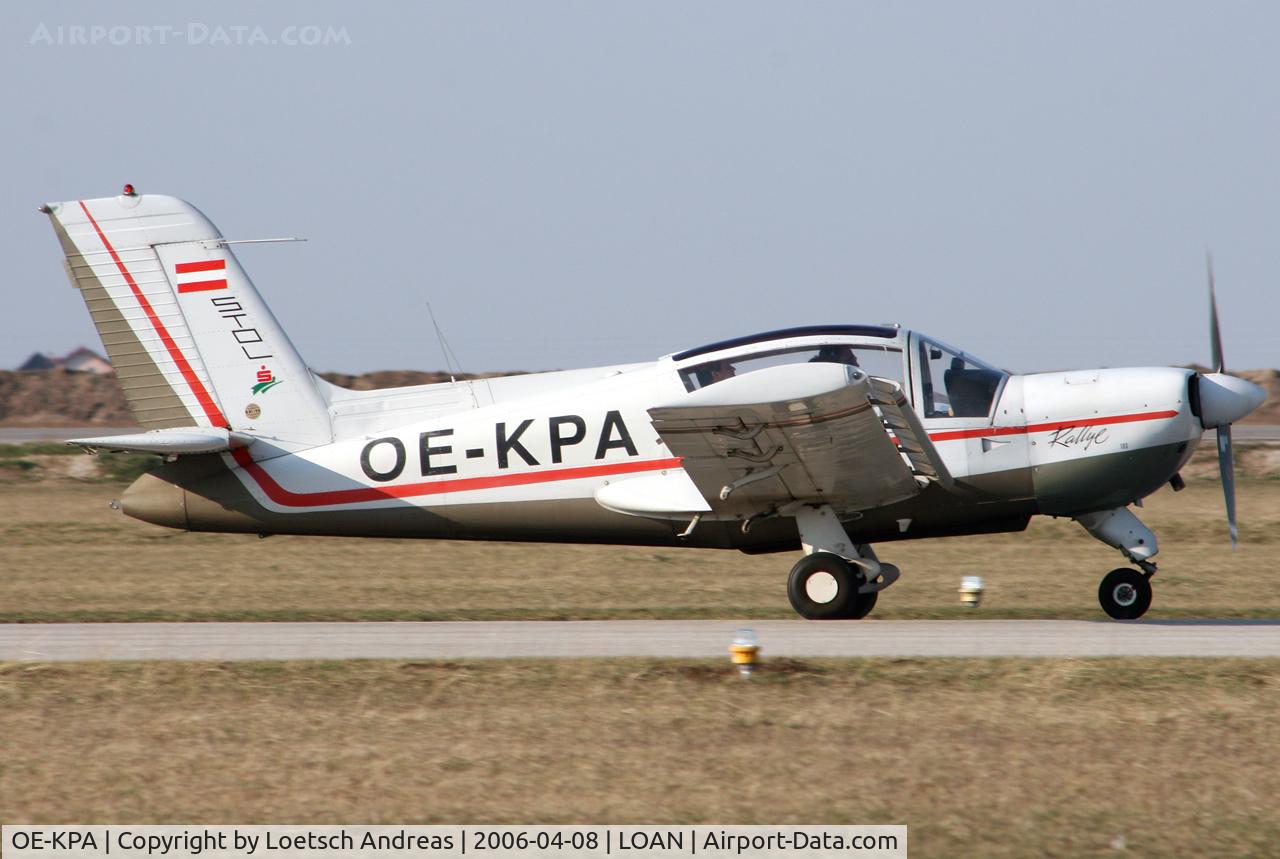 OE-KPA, Socata MS-893E Rallye 180GT C/N 12989, Socata