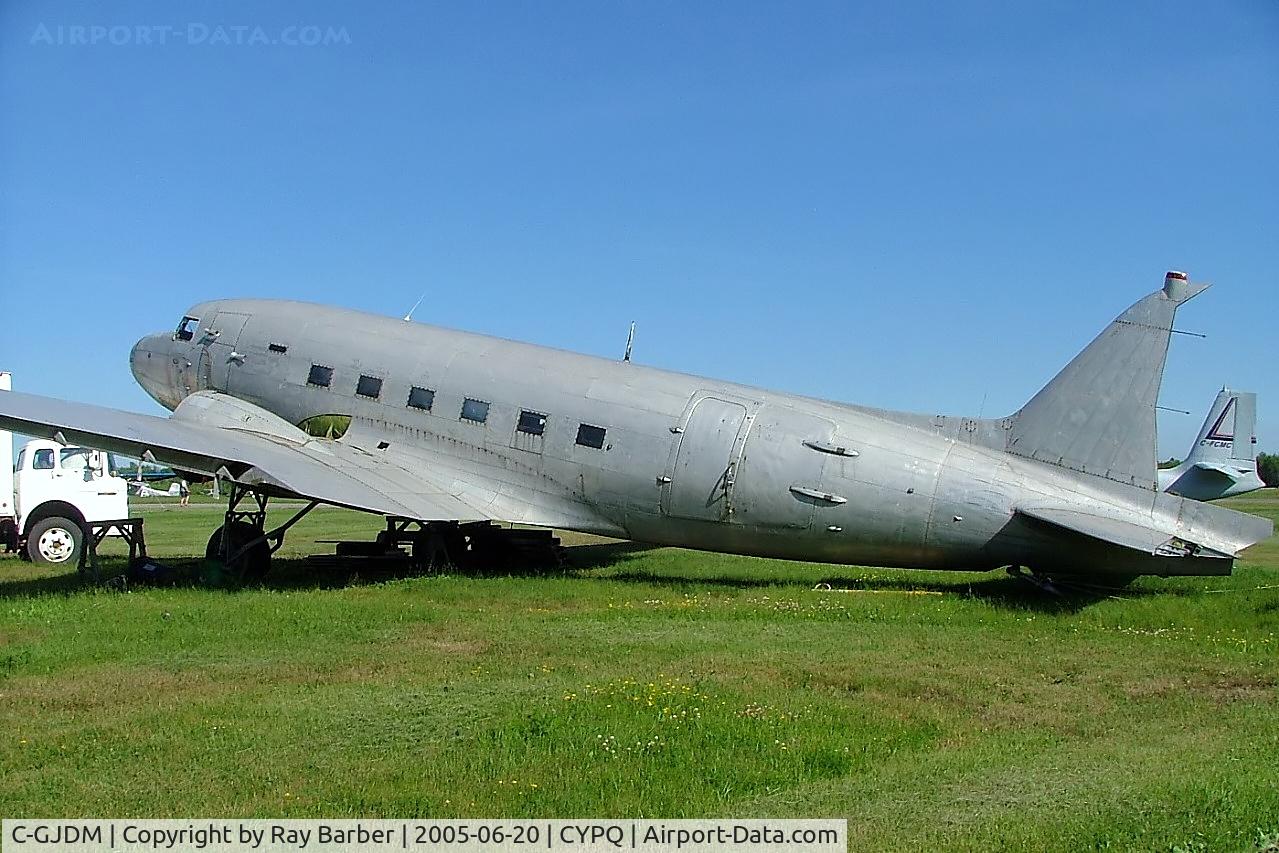 C-GJDM, Douglas C-47B Skytrain C/N 20721, Douglas DC-3C-47B-1-DL [20721] Peterborough~C 20/06/2005. Stored.