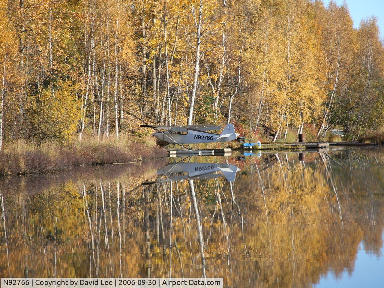 N92766, 1946 Piper PA-12 Super Cruiser C/N 12-211, Taken at Fire Lake, Eagle River, Alaska