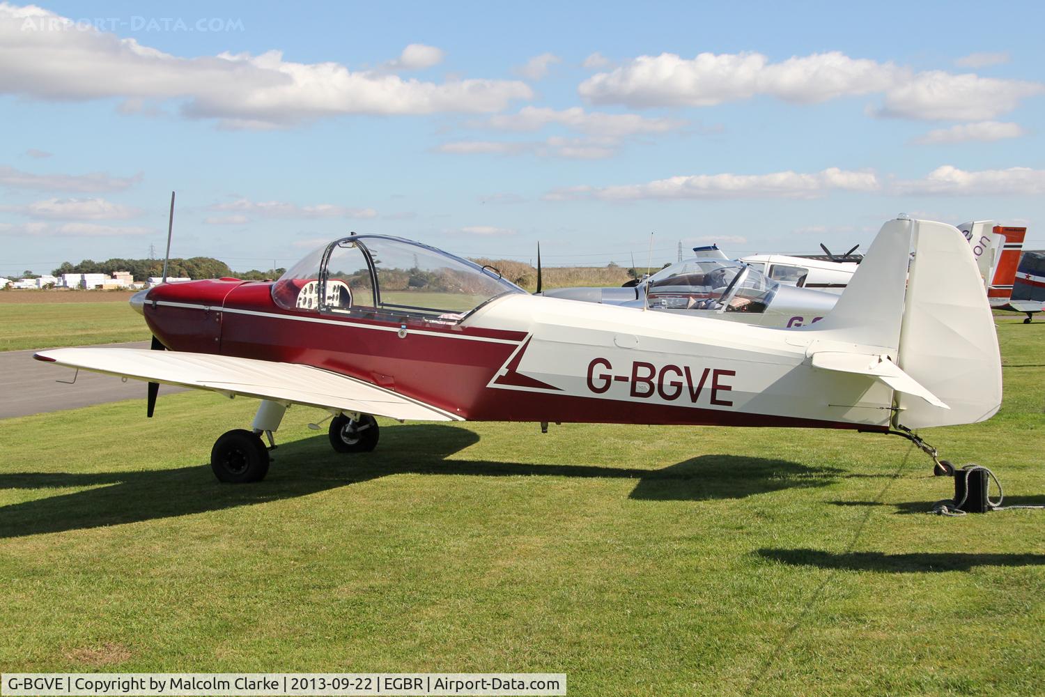 G-BGVE, 1965 Scintex CP-1310-C3 Super Emeraude C/N 931, Scintex CP-1310-C3 Super Emeraude at The Real Aeroplane Club's Helicopter Fly-In, Breighton Airfield, September 2013.