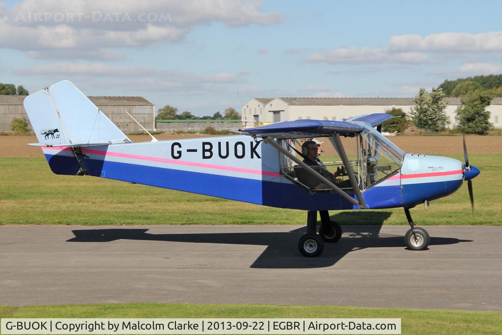 G-BUOK, 1993 Rans S-6-116 Coyote II C/N PFA 204A-12317, Rans S6-116 at The Real Aeroplane Club's Helicopter Fly-In, Breighton Airfield, September 2013.