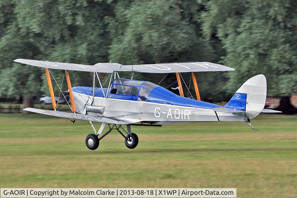 G-AOIR, 1943 Thruxton Jackaroo C/N 82882, Thruxton DH-82A Jackaroo at The De Havilland Moth Club's 28th International Moth Rally at Woburn Abbey. August 2013.