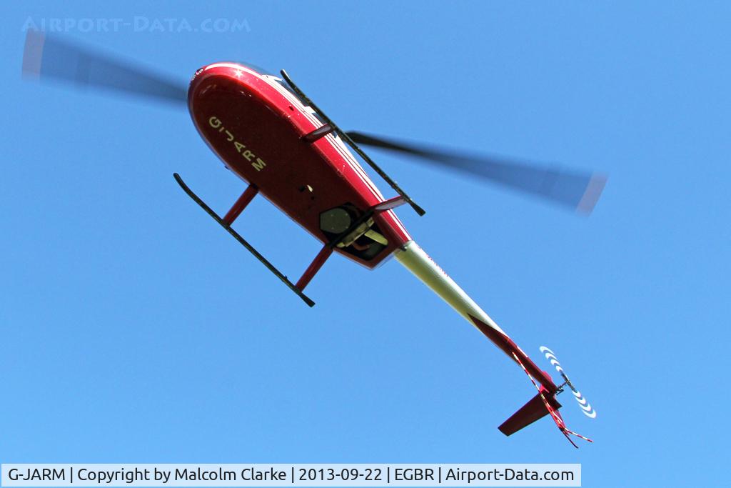 G-JARM, 2006 Robinson R44 Raven I C/N 1620, Robinson R44 Raven at The Real Aeroplane Club's Helicopter Fly-In, Breighton Airfield, September 2013.