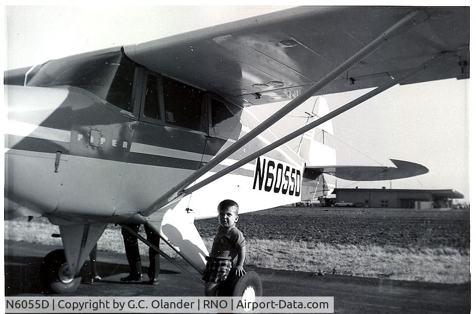 N6055D, 1956 Piper PA-22-150 C/N 22-4708, Picture taken circa 1968. She was a sweet flying craft. Understand last owner landed in a California apple orchard.