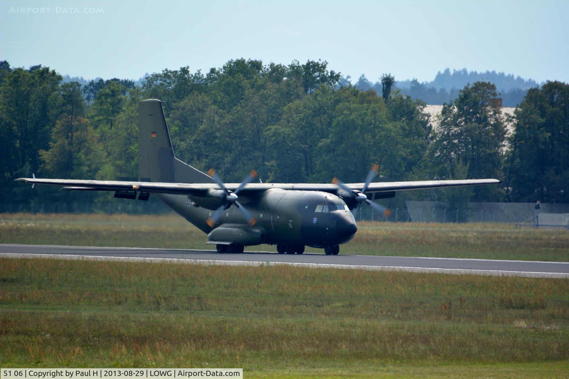 51 06, 1971 Transall C-160D C/N D-143, Transport Flight of German Air Force