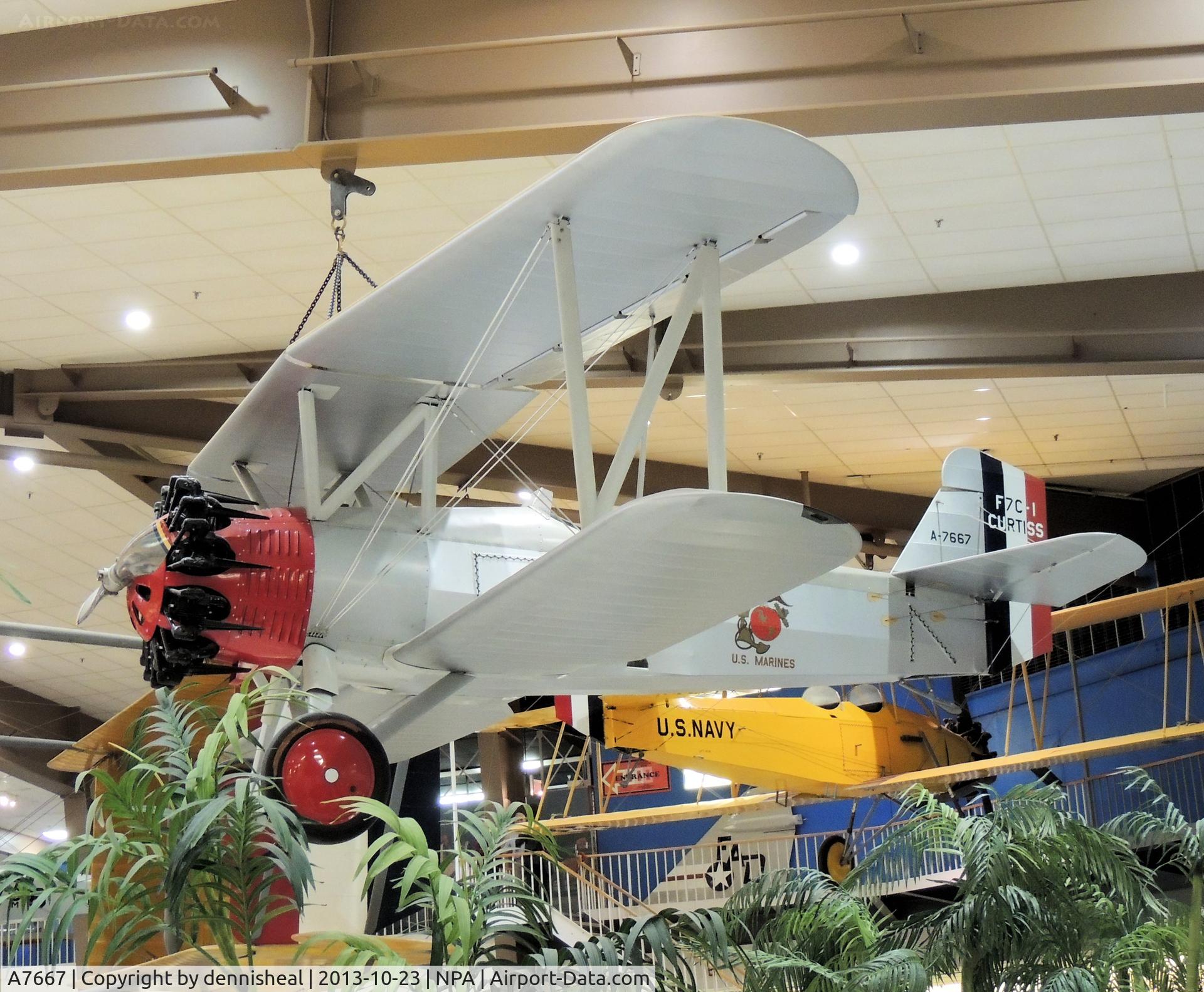 A7667, 1928 Curtiss F7C-1 C/N Not found A-7667, 1928 curtiss F7C-1