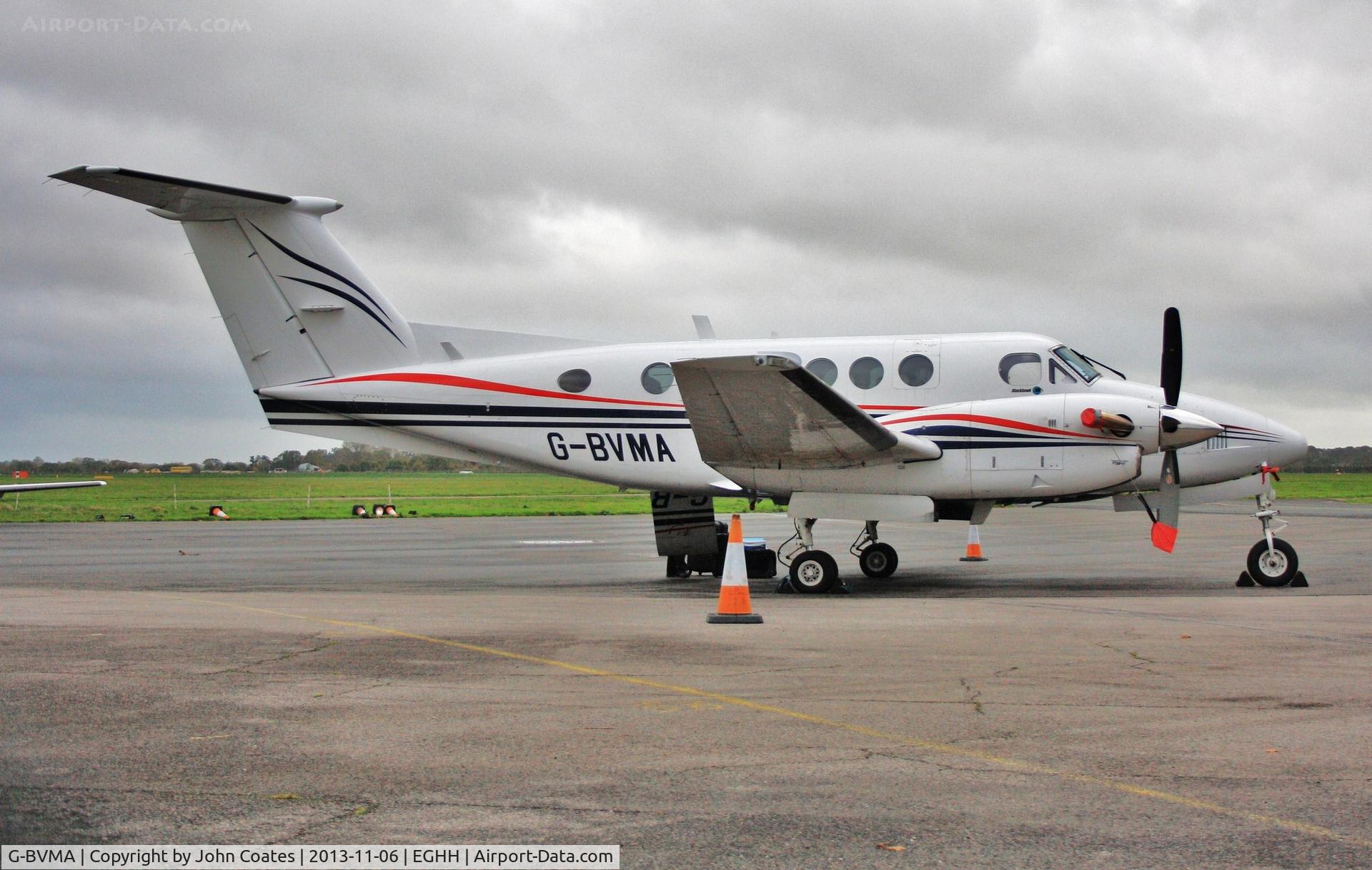 G-BVMA, 1980 Beech 200 Super King Air C/N BB-797, Parked at Signatures