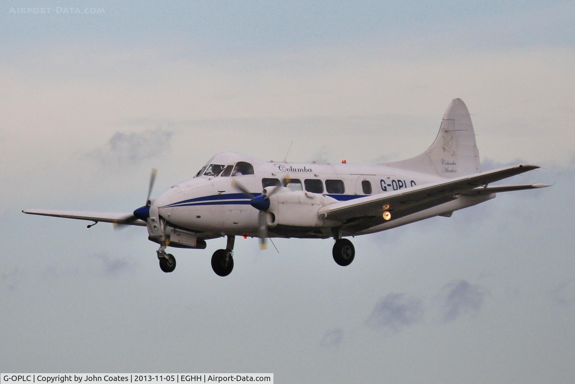 G-OPLC, 1948 De Havilland DH-104 Dove 8 C/N 04212, Finals to 26
