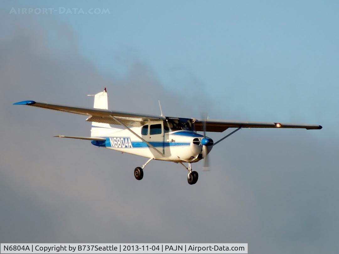 N6804A, 1956 Cessna 172 C/N 28904, Landing at PAJN.