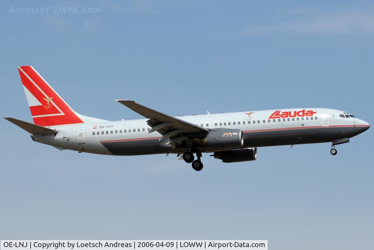 OE-LNJ, 1998 Boeing 737-8Z9 C/N 28177, Lauda Air