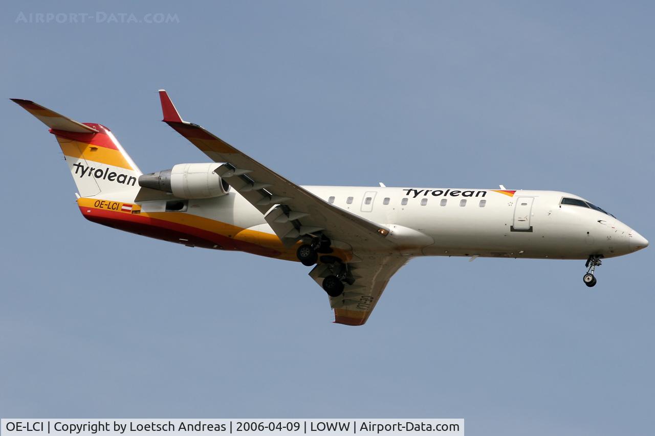OE-LCI, 1996 Canadair CRJ-200LR (CL-600-2B19) C/N 7133, Tyrolean