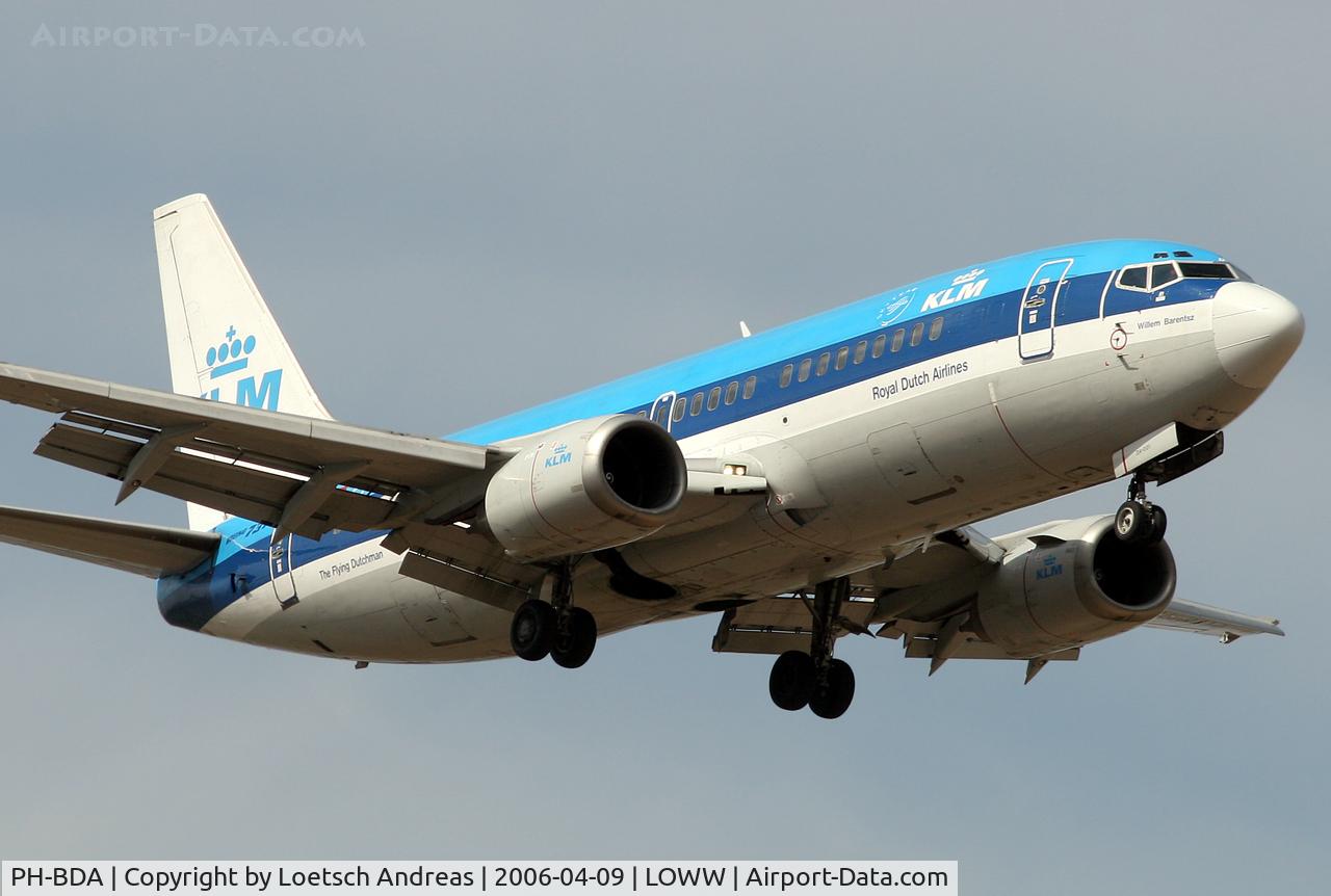 PH-BDA, 1986 Boeing 737-306 C/N 23537, KLM Boeing
