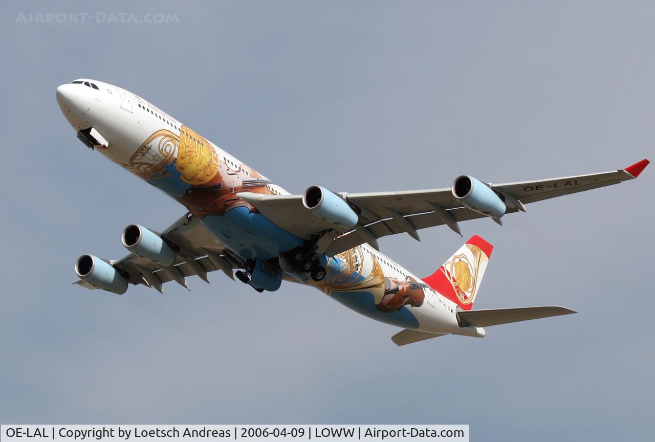 OE-LAL, 1999 Airbus A340-313 C/N 263, Austrian Airbus