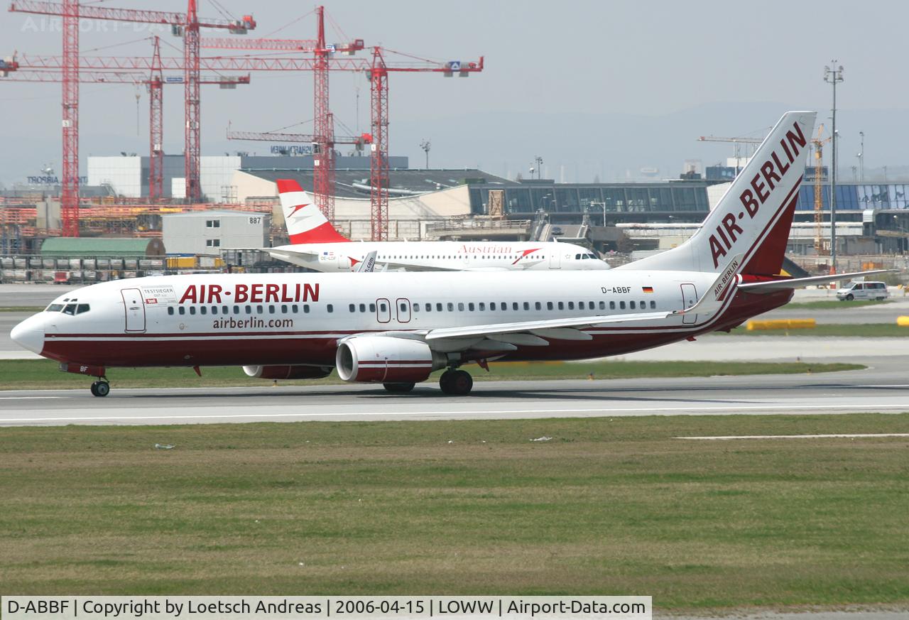 D-ABBF, 2002 Boeing 737-86J C/N 32917, Air Berlin