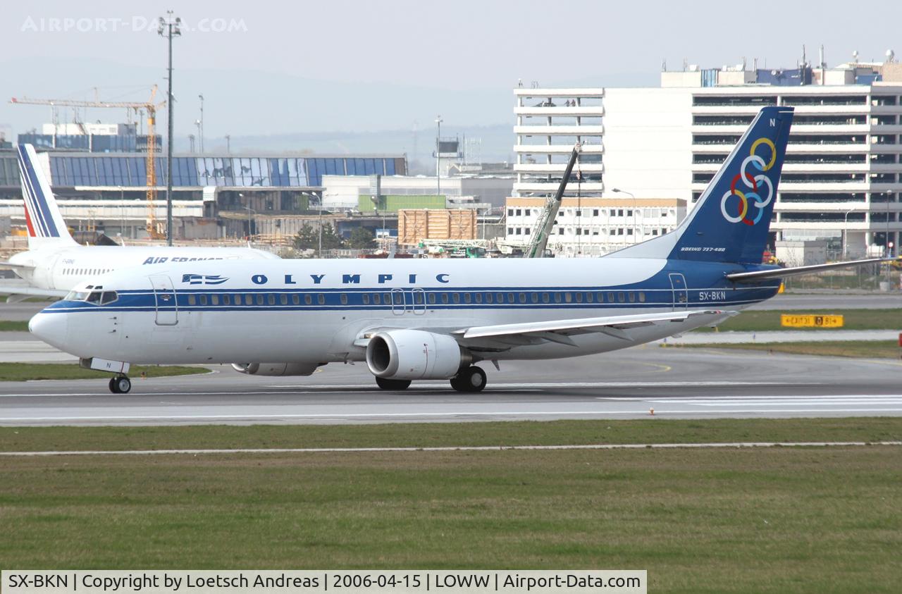 SX-BKN, 1992 Boeing 737-4Q8 C/N 26281/2380, OLYMPIC