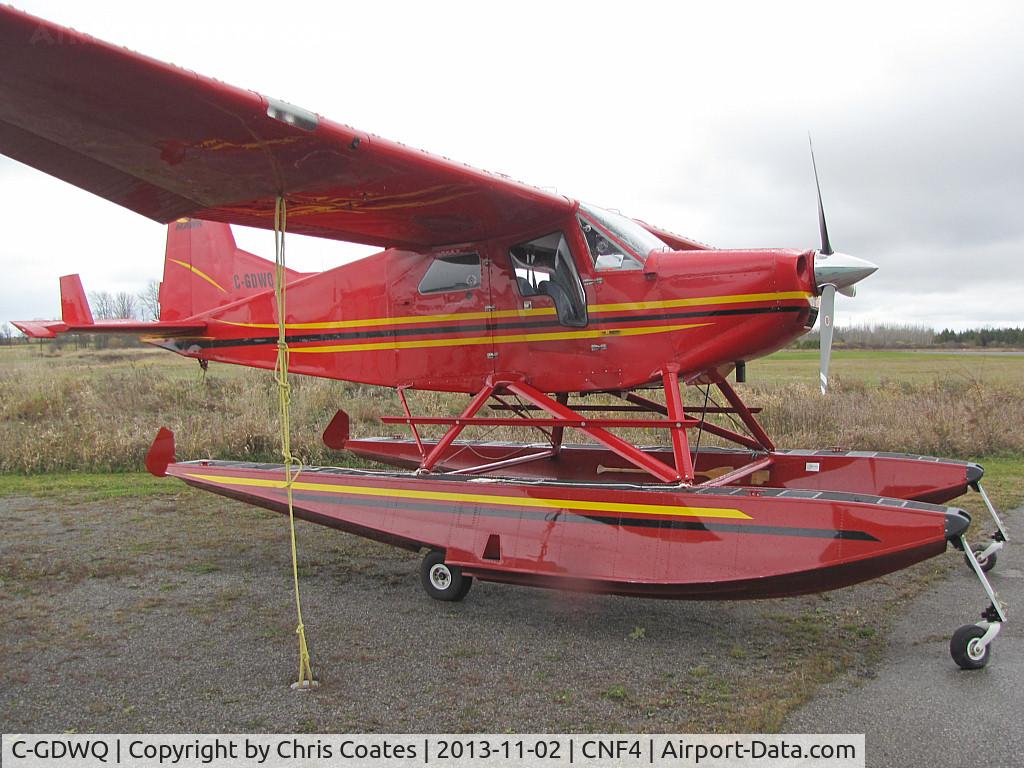 C-GDWQ, 1999 Found FBA-2C1 C/N 29, On a grey & rainy day this Bush Hawk still looked great with its all red paint scheme. It used to be blue & white. It was visiting from British Columbia. I wonder if it lives here now?