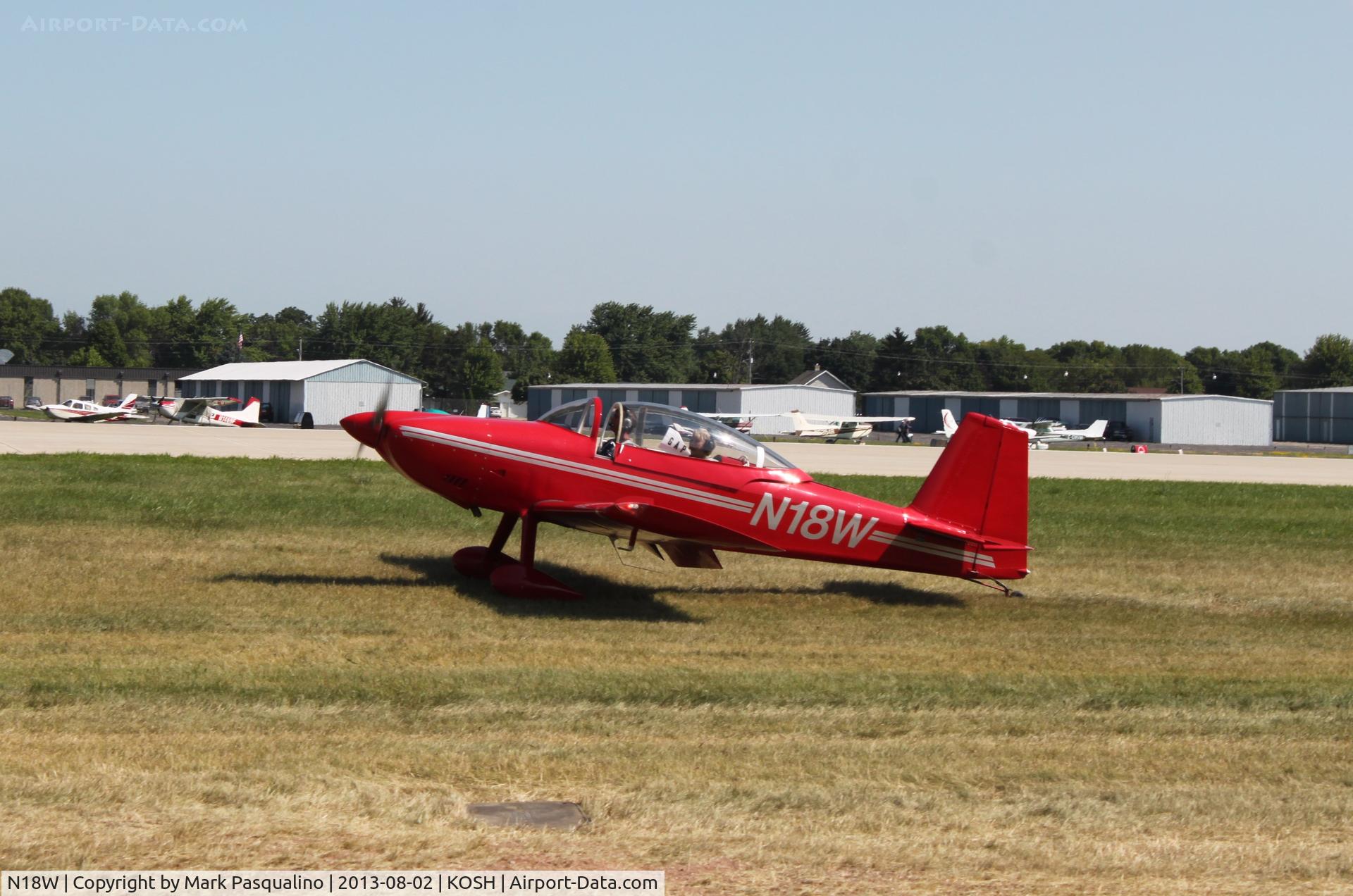 N18W, 2000 Vans RV-8 C/N 80817, Vans RV-8