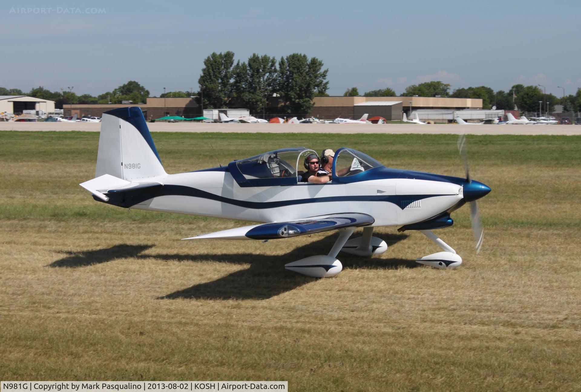 N981G, Vans RV-7A C/N 001 (N981G), Vans RV-7A
