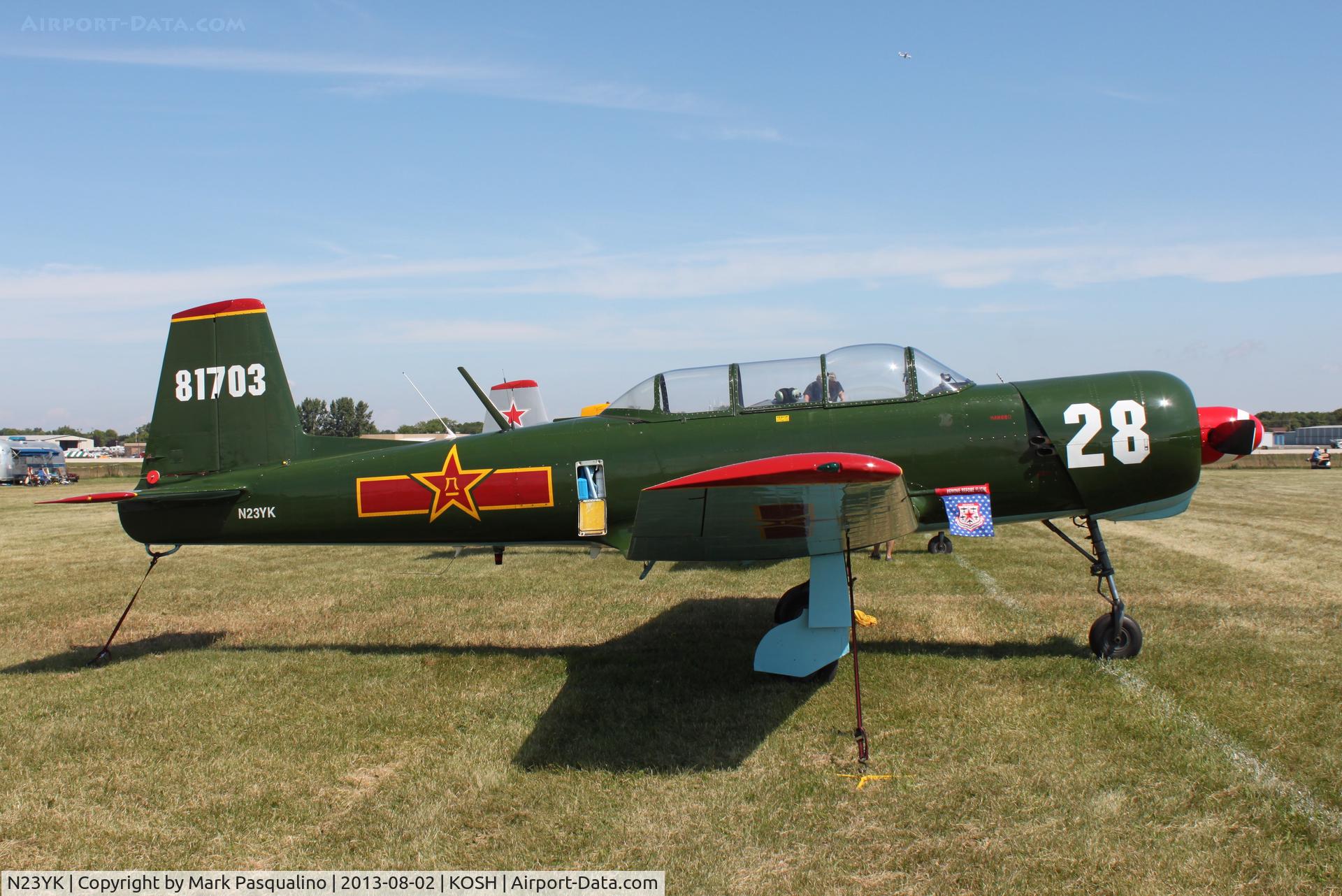N23YK, 1973 Nanchang CJ-6A C/N 1432028, Nanchang CJ-6A