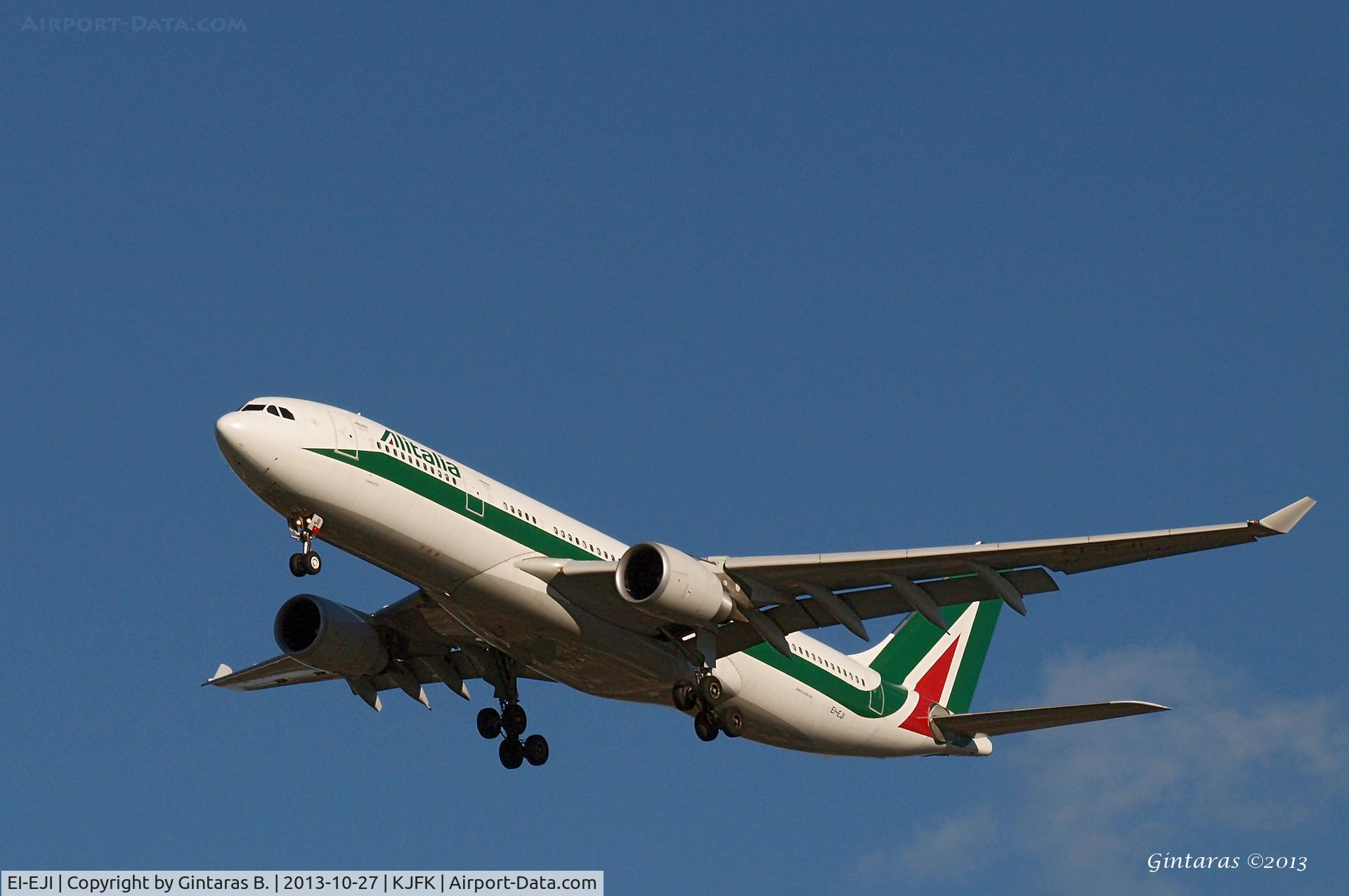 EI-EJI, 2011 Airbus A330-202 C/N 1218, Going to a landing on 31R @ JFK