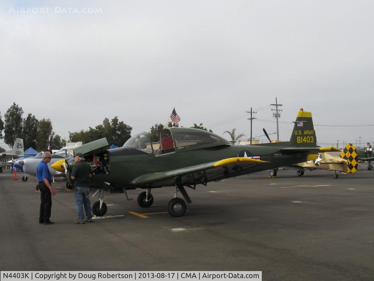 N4403K, 1948 Ryan Navion C/N NAV-4-1403, 1948 Ryan NAVION as L-17B, Continental E-185 (Owner states 225 Hp upgrade)