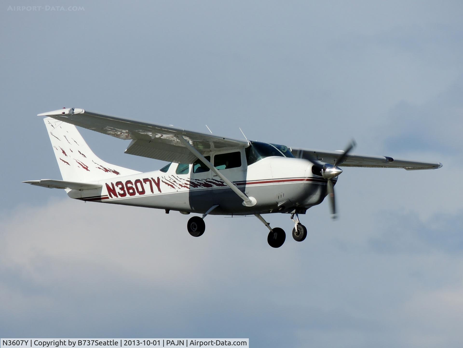 N3607Y, 1962 Cessna 210C C/N 21058107, I would have never thought that this beauty was built in 1962. Landing at PAJN.