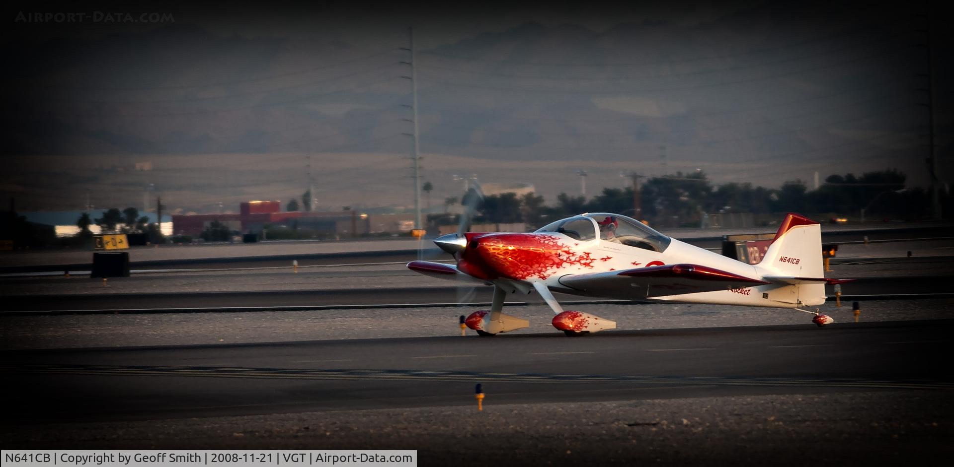 N641CB, 1997 Vans RV-6 C/N 1 (N641CB), North Las Vegas