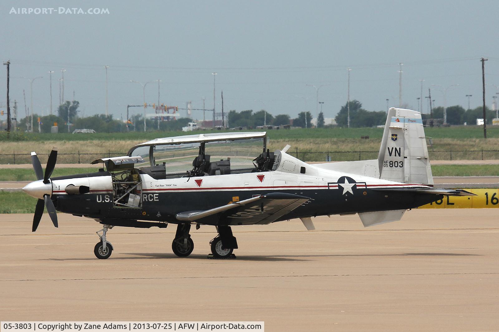 05-3803, 2006 Raytheon T-6A Texan II C/N PT-357, At Alliance Airport - Ft. Worth, TX