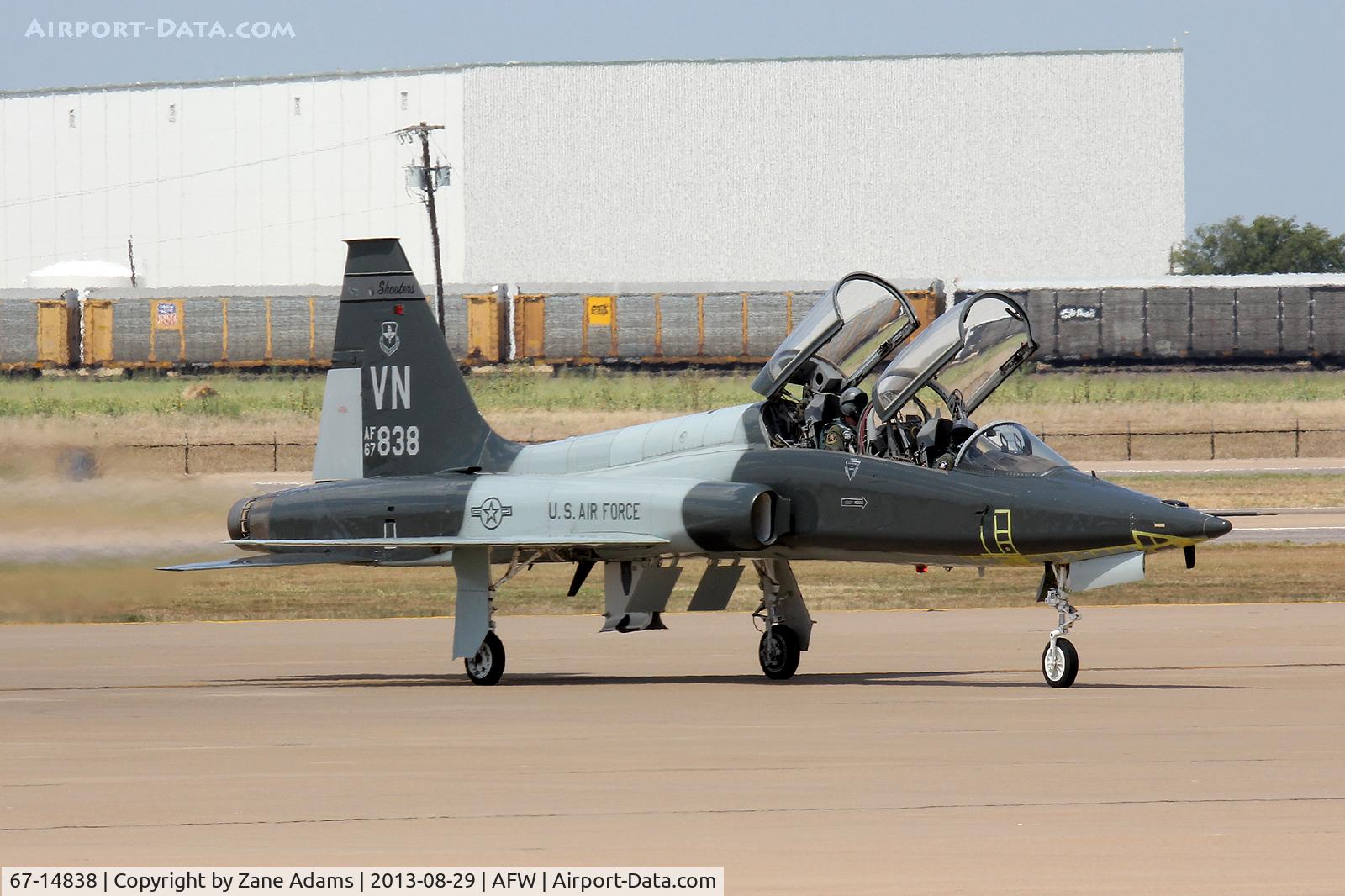 67-14838, 1967 Northrop T-38A Talon C/N T.6033, At Alliance Airport - Ft. Worth, TX