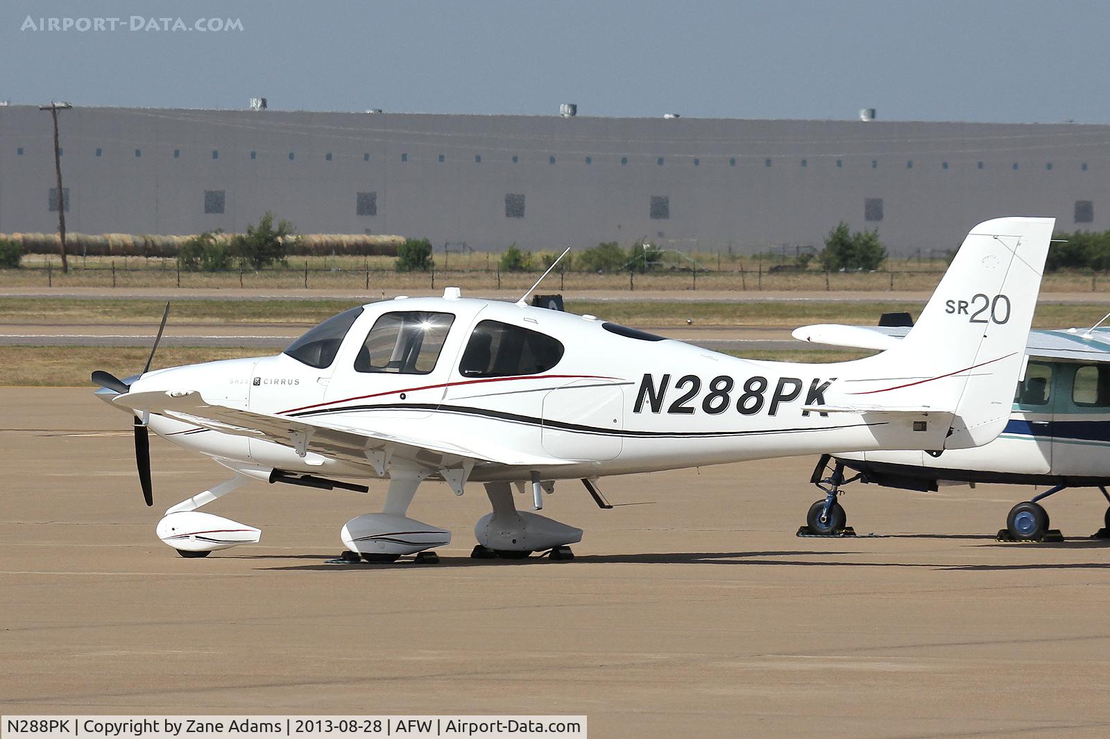 N288PK, Cirrus SR20 C/N 2089, At Alliance Airport - Ft. Worth, TX